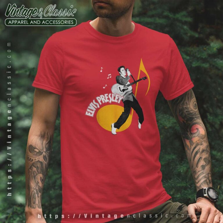 Elvis Presley Music Note T Shirt Elvis Presley Music Note T Shirt