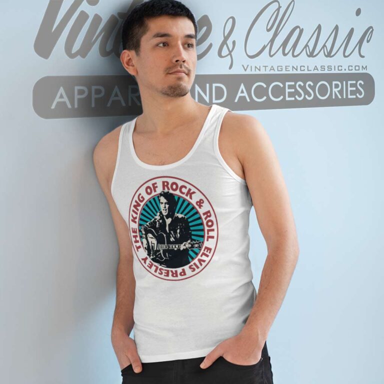 Elvis Presley Official Coin Tank Top Racerback Elvis Presley Official Coin Tank Top Racerback