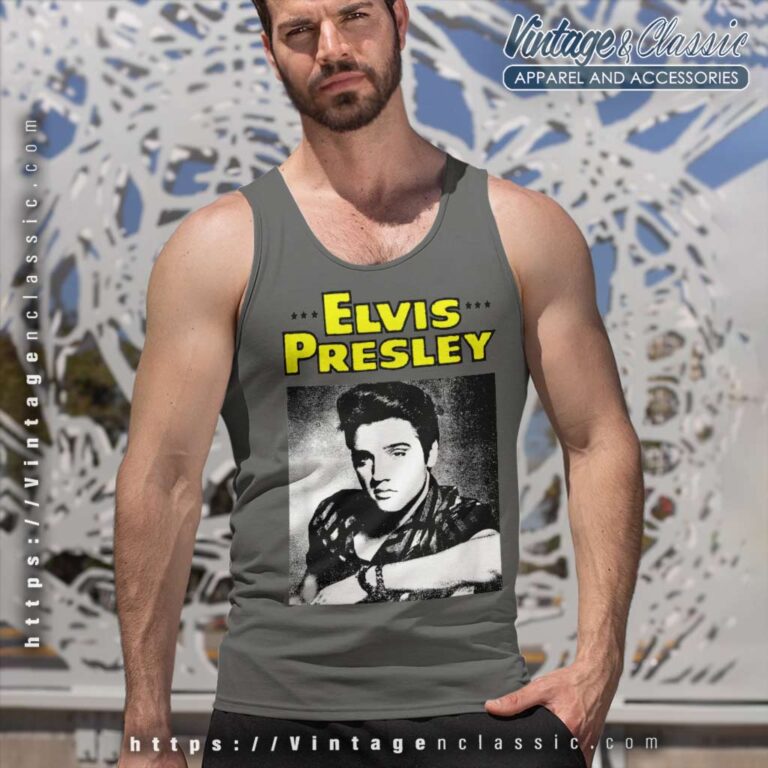 Elvis Presley Official Portait Tank Top Racerback Elvis Presley Official Portait Tank Top Racerback