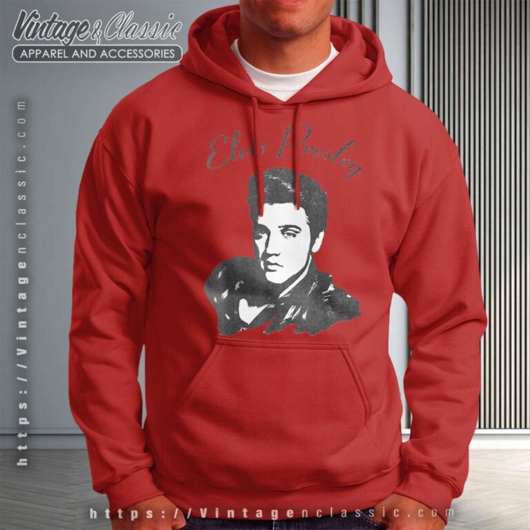 Elvis Presley Official Script Hoodie Elvis Presley Official Script Hoodie