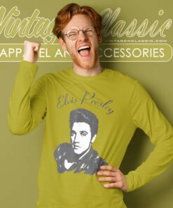 Elvis Presley Official Script Long Sleeve Tee