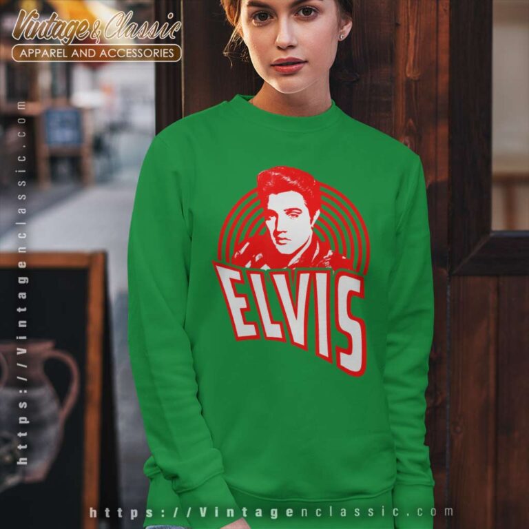 Elvis Presley Official Spiral Sweatshirt Elvis Presley Official Spiral Sweatshirt