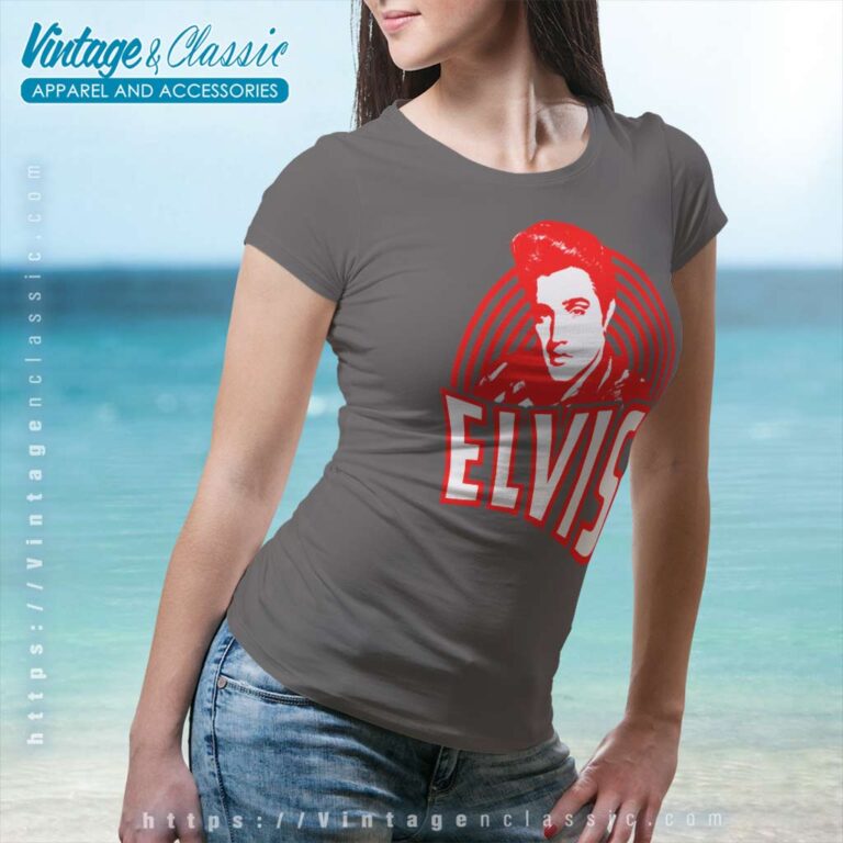 Elvis Presley Official Spiral Women TShirt Elvis Presley Official Spiral Women TShirt