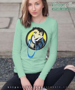 Elvis Presley Official Vintage Circle Long Sleeve Tee