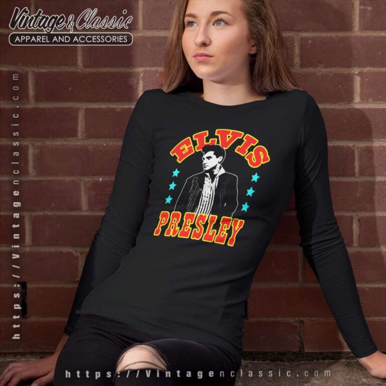 Elvis Presley Official Western Long Sleeve Tee Elvis Presley Official Western Long Sleeve Tee