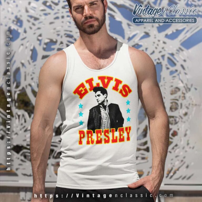 Elvis Presley Official Western Tank Top Racerback Elvis Presley Official Western Tank Top Racerback