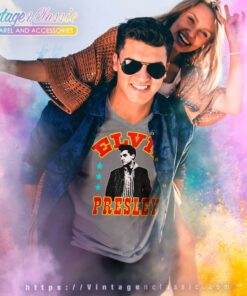 Elvis Presley Official Western V Neck TShirt