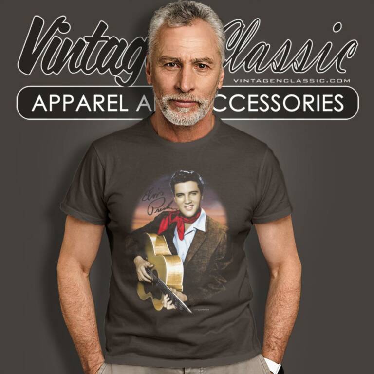 Elvis Presley Red Scarf T Shirt Elvis Presley Red Scarf T Shirt