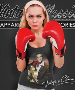 Elvis Presley Red Scarf Tank Top Racerback