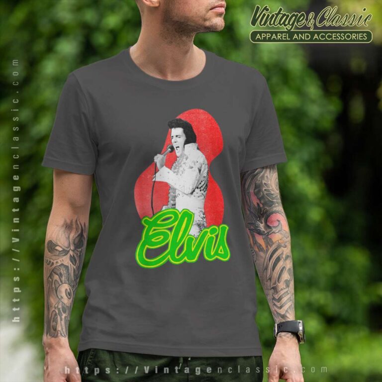 Elvis Presley Retro Singing T Shirt Elvis Presley Retro Singing T Shirt