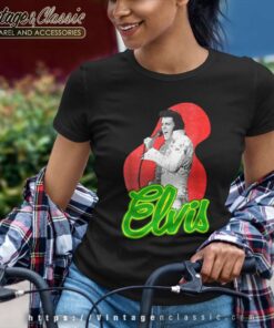 Elvis Presley Retro Singing Women TShirt