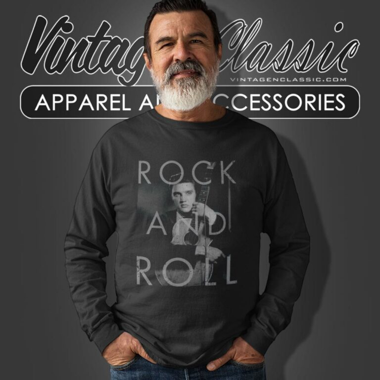 Elvis Presley Rock And Roll Long Sleeve Tee Elvis Presley Rock And Roll Long Sleeve Tee