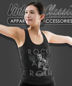 Elvis Presley Rock And Roll Tank Top Racerback