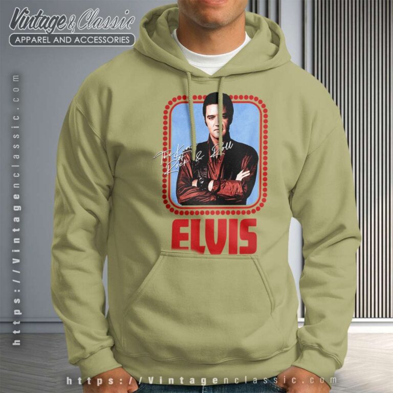 Elvis Presley Rock N Roll Script Hoodie Elvis Presley Rock N Roll Script Hoodie