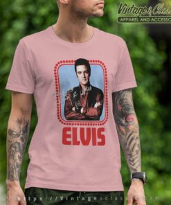 Elvis Presley Rock N Roll Script T Shirt