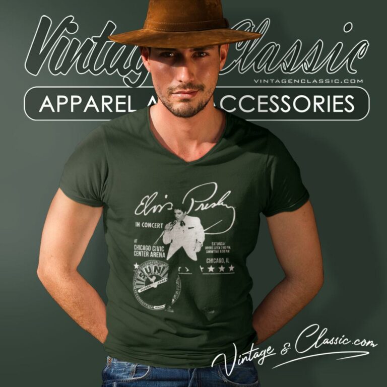 Elvis Presley Shirt Great Balls Of Fire Design Sun Records V Neck TShirt Elvis Presley Shirt Great Balls Of Fire Design Sun Records V Neck TShirt