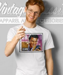 Elvis Presley Shirt Rock N Roll Singer Stamp T Shirt