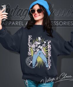 Elvis Presley Shirt Singing In Burst Distressed Sweatshirt