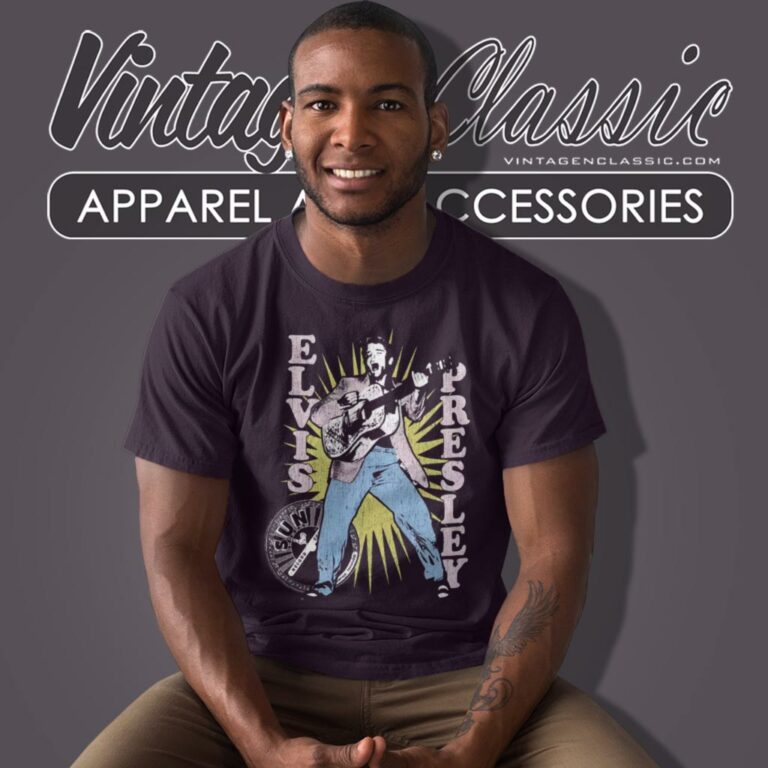 Elvis Presley Shirt Singing In Burst Distressed T Shirt Elvis Presley Shirt Singing In Burst Distressed T Shirt