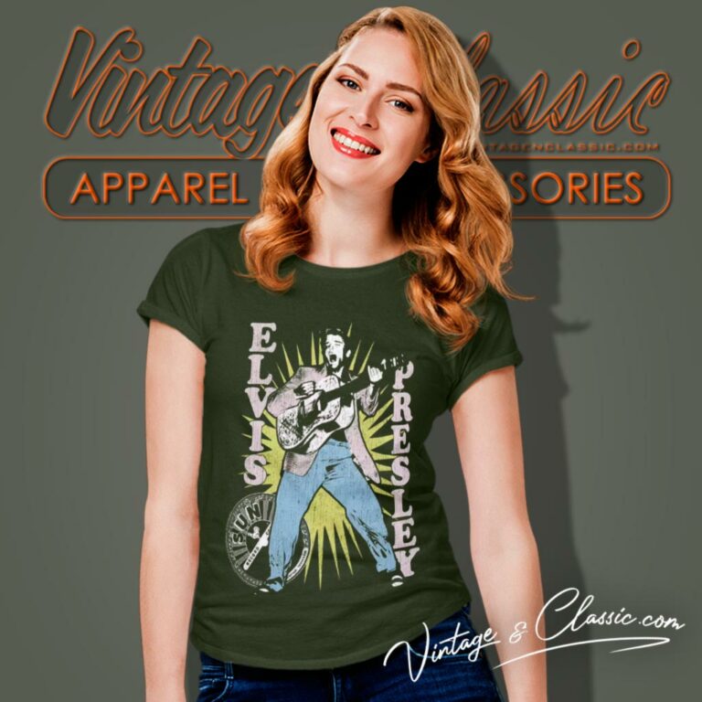 Elvis Presley Shirt Singing In Burst Distressed Women T Shirt Elvis Presley Shirt Singing In Burst Distressed Women T Shirt