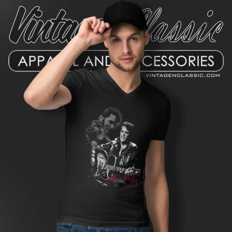 Elvis Presley Show Stopper V Neck TShirt Elvis Presley Show Stopper V Neck TShirt