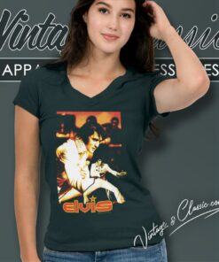 Elvis Presley Showman V Neck TShirt