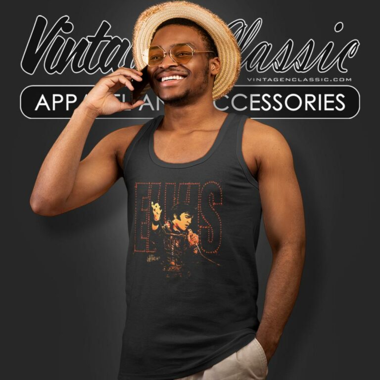 Elvis Presley Take My Hand Tank Top Racerback Elvis Presley Take My Hand Tank Top Racerback