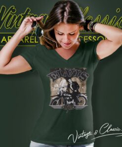 Elvis Presley Tcb Cycle V Neck TShirt