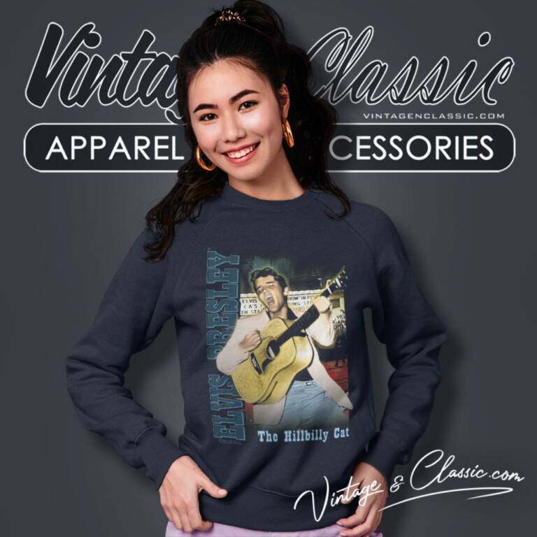 Elvis Presley The Hillbilly Cat Sweatshirt Elvis Presley The Hillbilly Cat Sweatshirt