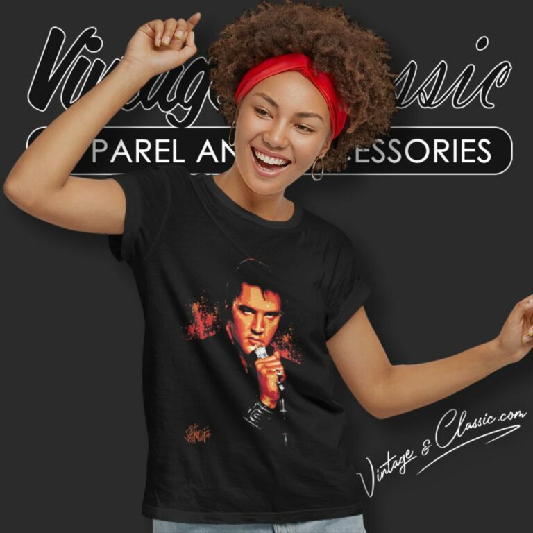 Elvis Presley Trouble Women T Shirt Elvis Presley Trouble Women T Shirt