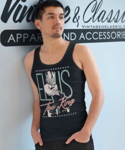 Elvis Presley Vintage Design Tank Top Racerback