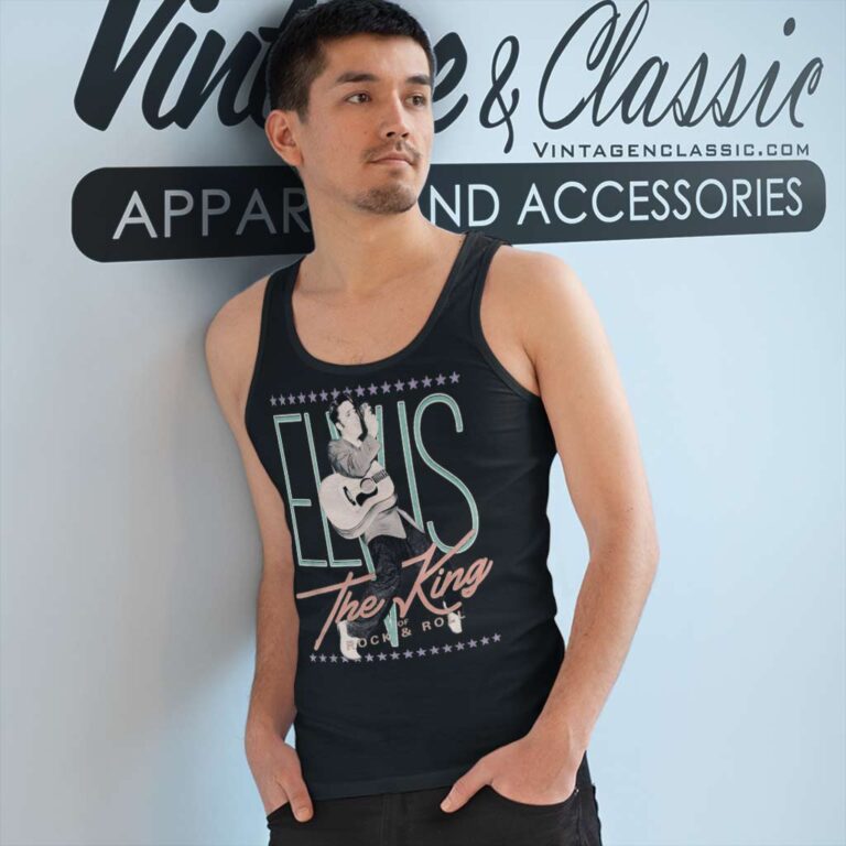 Elvis Presley Vintage Design Tank Top Racerback Elvis Presley Vintage Design Tank Top Racerback