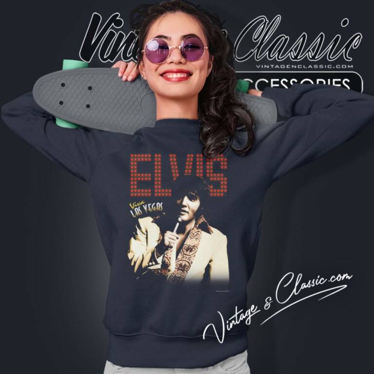 Elvis Presley Viva Las Vegas Sweatshirt Elvis Presley Viva Las Vegas Sweatshirt