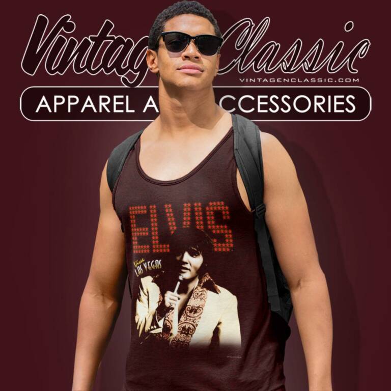 Elvis Presley Viva Las Vegas Tank Top Racerback Elvis Presley Viva Las Vegas Tank Top Racerback
