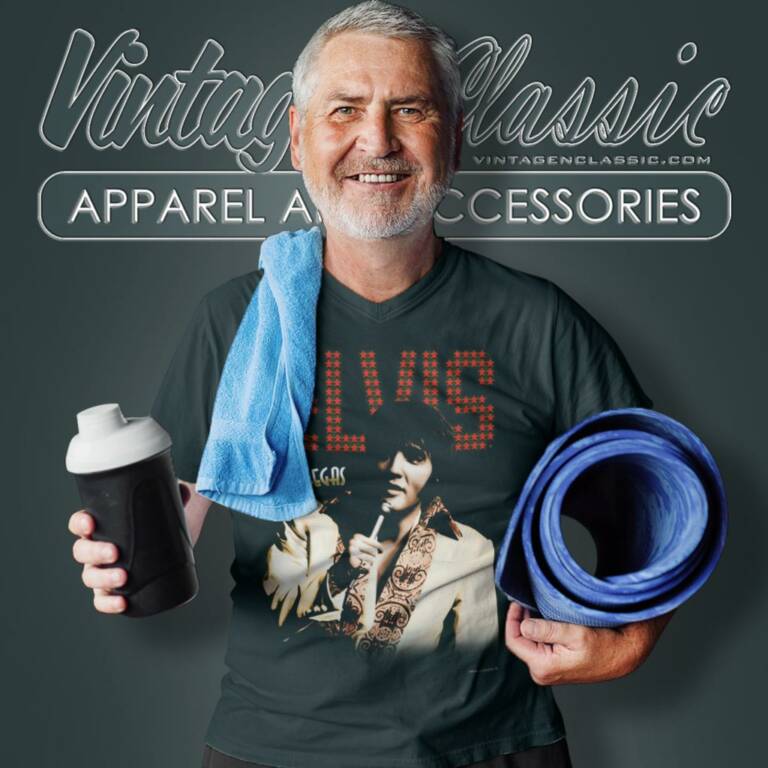 Elvis Presley Viva Las Vegas V Neck TShirt Elvis Presley Viva Las Vegas V Neck TShirt