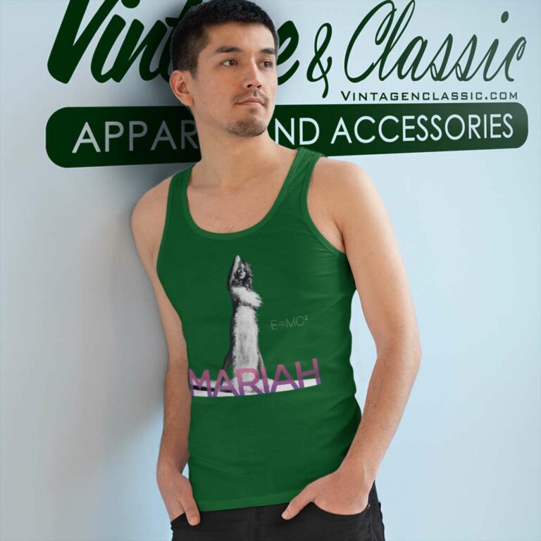 Emc Mariah Carey Album Cover Tank Top Racerback 1 Emc Mariah Carey Album Cover Tank Top Racerback 1
