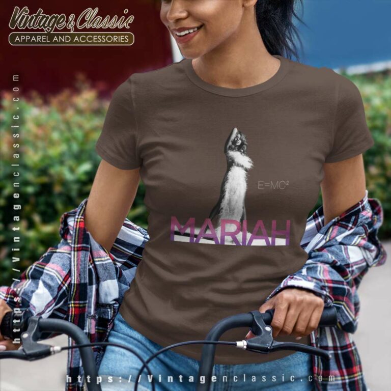 Emc Mariah Carey Album Cover Women TShirt 1 Emc Mariah Carey Album Cover Women TShirt 1