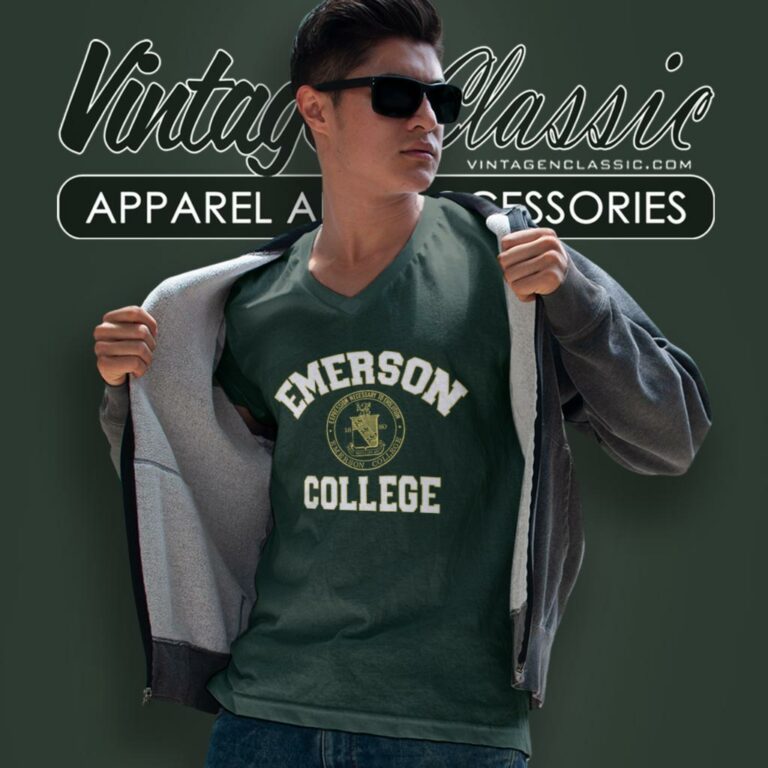 Emerson College V Neck TShirt Emerson College V Neck TShirt