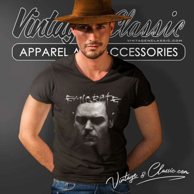 Emigrate Dark Chrome V Neck TShirt Emigrate Dark Chrome V Neck TShirt