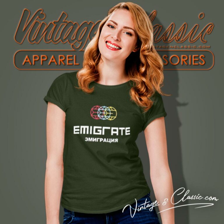 Emigrate Emigraciya Women T Shirt Emigrate Emigraciya Women T Shirt