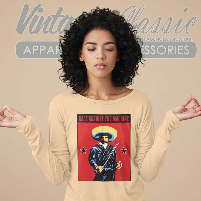 Emiliano Zapata Rage Against The Machine Long Sleeve Tee Emiliano Zapata Rage Against The Machine Long Sleeve Tee