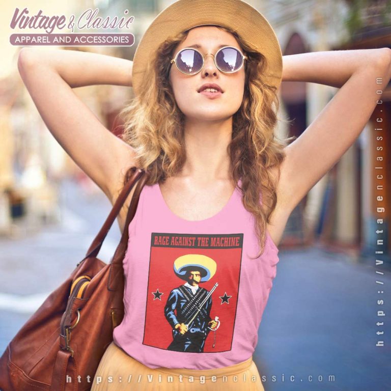 Emiliano Zapata Rage Against The Machine Tank Top Racerback Emiliano Zapata Rage Against The Machine Tank Top Racerback
