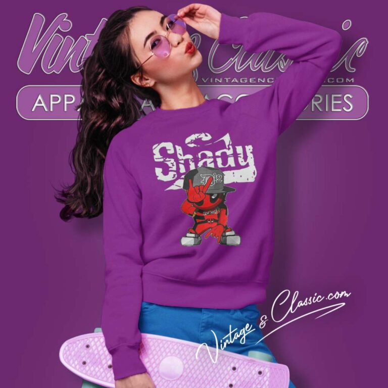 Eminem Shady Wars Deadpool Sweatshirt Eminem Shady Wars Deadpool Sweatshirt