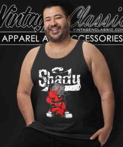 Eminem Shady Wars Deadpool Tank Top Racerback