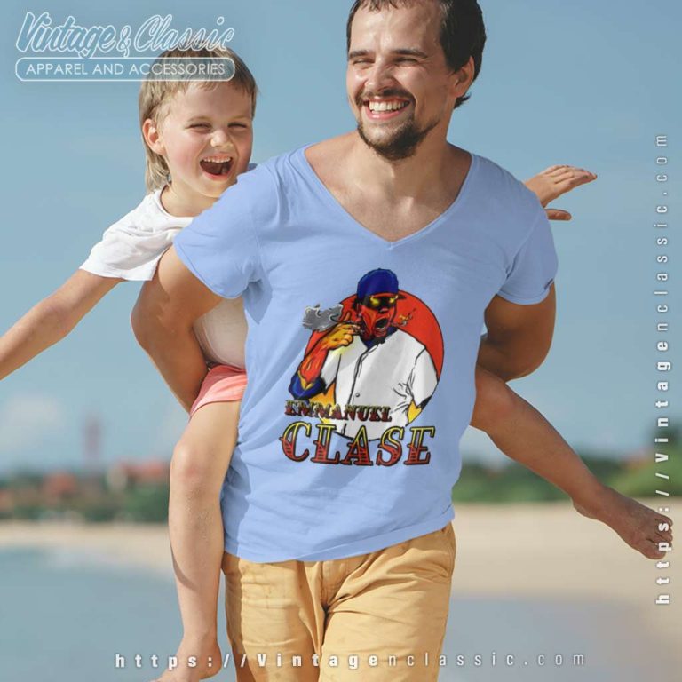 Emmanuel Clase V Neck TShirt Emmanuel Clase V Neck TShirt