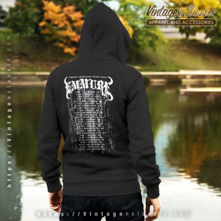 Emmure Shirt North American Tour 2019 Backside Hoodie Emmure Shirt North American Tour 2019 Backside Hoodie