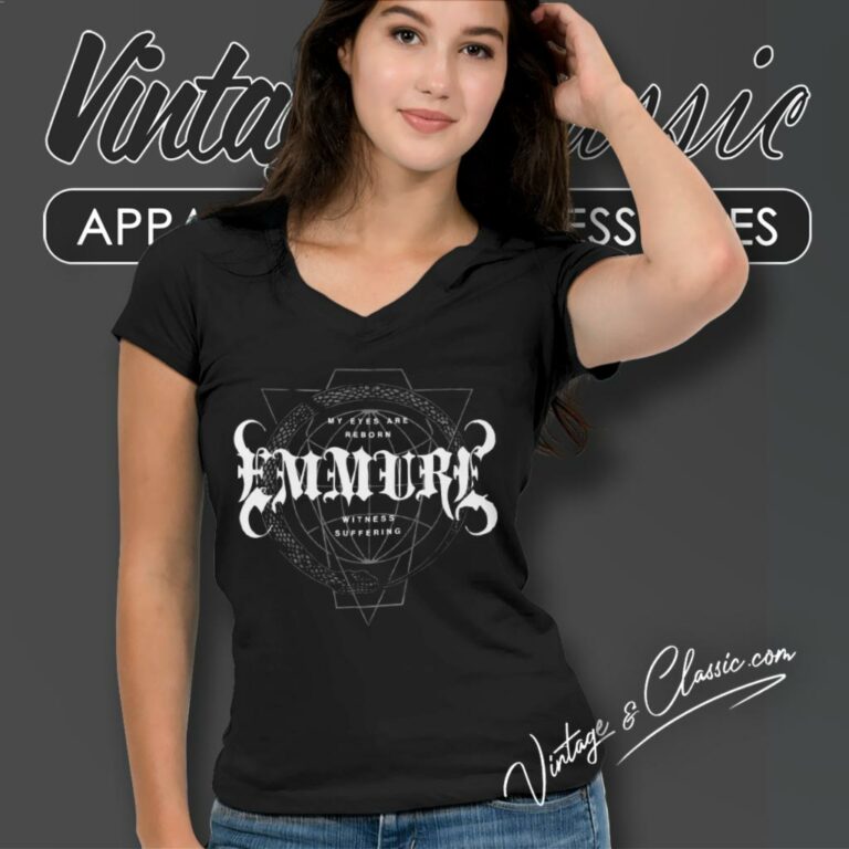 Emmure Witness Suffering V Neck TShirt Emmure Witness Suffering V Neck TShirt
