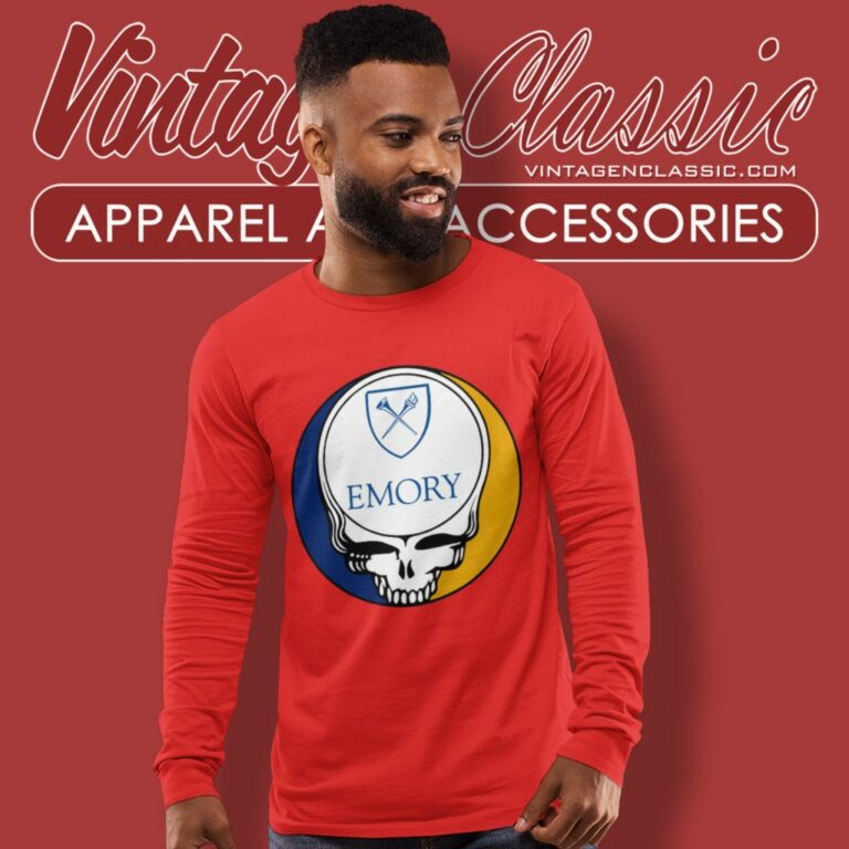 Emory University Grateful Dead Steal Your Face Long Sleeve Tee Emory University Grateful Dead Steal Your Face Long Sleeve Tee