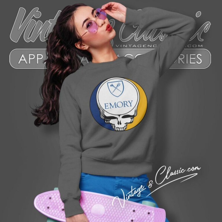 Emory University Grateful Dead Steal Your Face Sweatshirt Emory University Grateful Dead Steal Your Face Sweatshirt