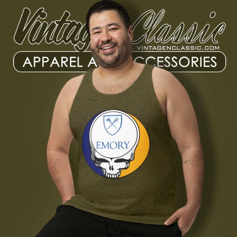 Emory University Grateful Dead Steal Your Face Tank Top Racerback Emory University Grateful Dead Steal Your Face Tank Top Racerback